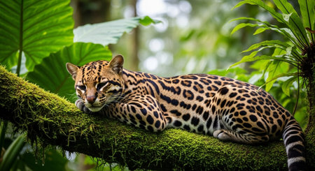 Wild Animals in Natural Habitat â Wildlife Photography Collection in Forest, Savannah, Snow and Sunset Landscapes.の写真素材