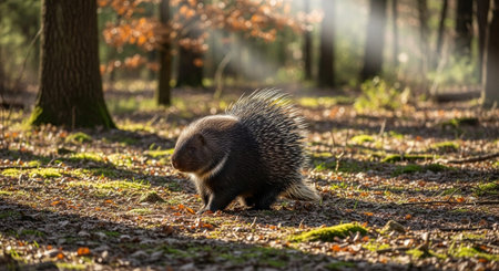 Wild Animals in Natural Habitat â Wildlife Photography Collection in Forest, Savannah, Snow and Sunset Landscapes.の写真素材