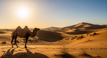 Wild Animals in Natural Habitat â Wildlife Photography Collection in Forest, Savannah, Snow and Sunset Landscapes.の写真素材