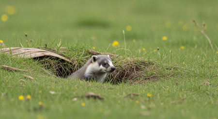 Wild Animals in Natural Habitat â Wildlife Photography Collection in Forest, Savannah, Snow and Sunset Landscapes.の写真素材