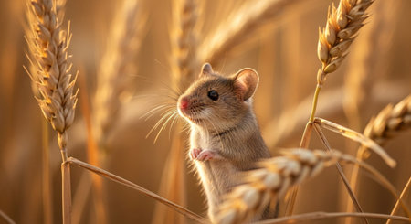 Wild Animals in Natural Habitat â Wildlife Photography Collection in Forest, Savannah, Snow and Sunset Landscapes.の写真素材