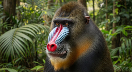 Wild Animals in Natural Habitat â Wildlife Photography Collection in Forest, Savannah, Snow and Sunset Landscapes.の写真素材