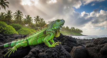 Wild Animals in Natural Habitat â Wildlife Photography Collection in Forest, Savannah, Snow and Sunset Landscapes.の写真素材