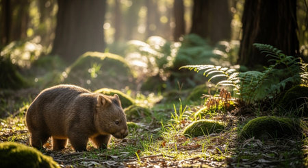 Wild Animals in Natural Habitat â Wildlife Photography Collection in Forest, Savannah, Snow and Sunset Landscapes.の写真素材