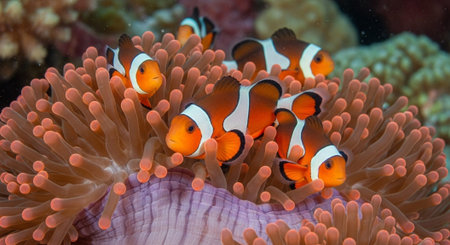 Wild Animals in Natural Habitat â Wildlife Photography Collection in Forest, Savannah, Snow and Sunset Landscapes.の写真素材