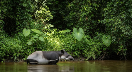 Wild Animals in Natural Habitat â Wildlife Photography Collection in Forest, Savannah, Snow and Sunset Landscapes.の写真素材
