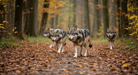 Wild Animals in Natural Habitat â Wildlife Photography Collection in Forest, Savannah, Snow and Sunset Landscapes.の写真素材