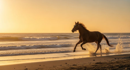 Wild Animals in Natural Habitat â Wildlife Photography Collection in Forest, Savannah, Snow and Sunset Landscapes.の写真素材