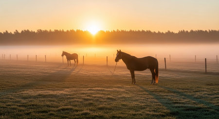 Wild Animals in Natural Habitat â Wildlife Photography Collection in Forest, Savannah, Snow and Sunset Landscapes.の写真素材