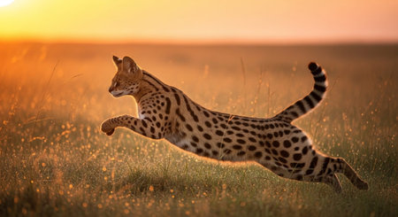 Wild Animals in Natural Habitat â Wildlife Photography Collection in Forest, Savannah, Snow and Sunset Landscapes.の写真素材