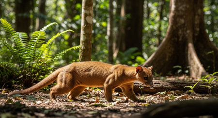 Wild Animals in Natural Habitat â Wildlife Photography Collection in Forest, Savannah, Snow and Sunset Landscapes.の写真素材