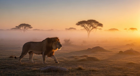 Wild Animals in Natural Habitat â€“ Wildlife Photography Collection in Forest, Savannah, Snow...
