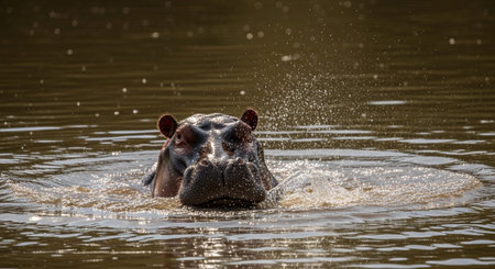 Wild Animals in Natural Habitat â Wildlife Photography Collection in Forest, Savannah, Snow and Sunset Landscapes.の写真素材