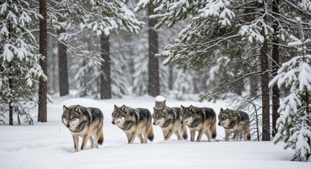 Wild Animals in Natural Habitat â€“ Wildlife Photography Collection in Forest, Savannah, Snow...