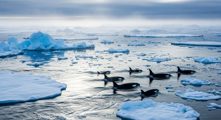 Wild Animals in Natural Habitat â Wildlife Photography Collection in Forest, Savannah, Snow and Sunset Landscapes.の写真素材