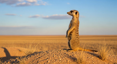 Wild Animals in Natural Habitat â Wildlife Photography Collection in Forest, Savannah, Snow and Sunset Landscapes.の写真素材