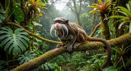 Wild Animals in Natural Habitat â Wildlife Photography Collection in Forest, Savannah, Snow and Sunset Landscapes.の写真素材