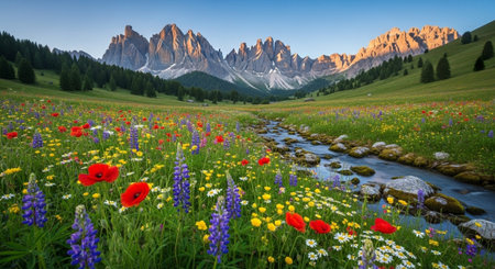 Beautiful Nature Landscapes and Floral Background Collection.