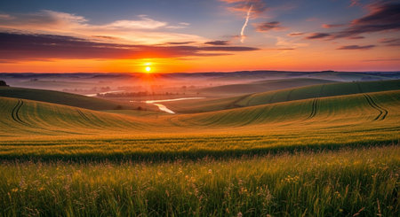Beautiful Nature Landscapes and Floral Background Collection.