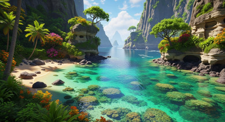 Beautiful Nature Landscapes and Floral Background Collection.の写真素材