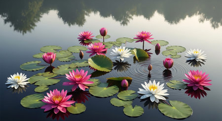 Beautiful Nature Landscapes and Floral Background Collection.