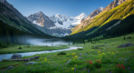 Beautiful Nature Landscapes and Floral Background Collection.