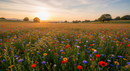 Beautiful Nature Landscapes and Floral Background Collection.