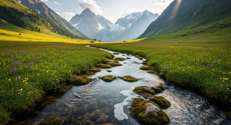 Beautiful Nature Landscapes and Floral Background Collection.