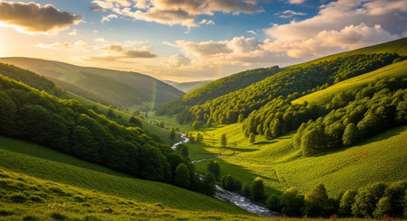 Beautiful Nature Landscapes and Floral Background Collection.