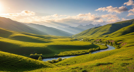 Beautiful Nature Landscapes and Floral Background Collection.
