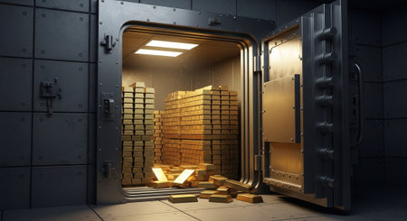 Modern Corporate Business Interior and Technology Environment.の写真素材