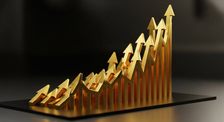 Modern Corporate Business Interior and Technology Environment.の写真素材