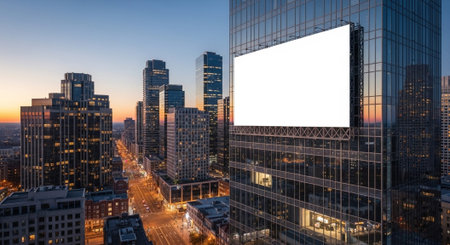 Modern Corporate Business Interior and Technology Environment.の写真素材