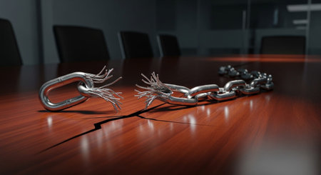 Modern Corporate Business Interior and Technology Environment.の写真素材