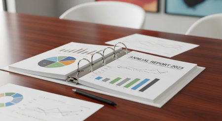 Modern Corporate Business Interior and Technology Environment.