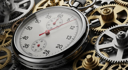 Modern Corporate Business Interior and Technology Environment.の写真素材