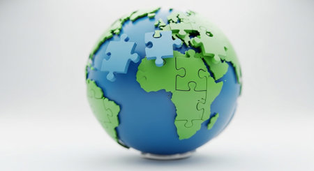 Modern Corporate Business Interior and Technology Environment.の写真素材