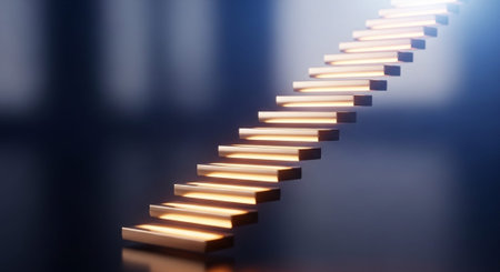 Modern Corporate Business Interior and Technology Environment.の写真素材