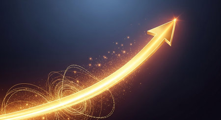 Modern Corporate Business Interior and Technology Environment.の写真素材