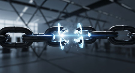 Modern Corporate Business Interior and Technology Environment.
