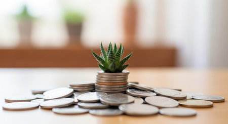 Modern Corporate Business Interior and Technology Environment.の写真素材