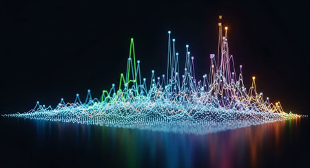 Modern Corporate Business Interior and Technology Environment.の写真素材