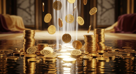 Modern Corporate Business Interior and Technology Environment.の写真素材