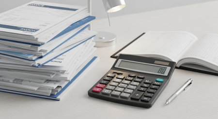 Modern Corporate Business Interior and Technology Environment.