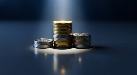 Modern Corporate Business Interior and Technology Environment.の写真素材