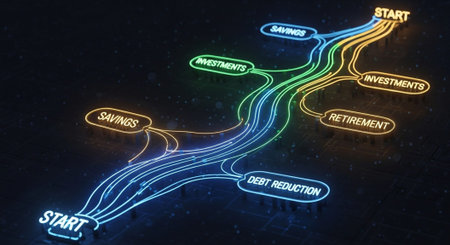 Modern Corporate Business Interior and Technology Environment.