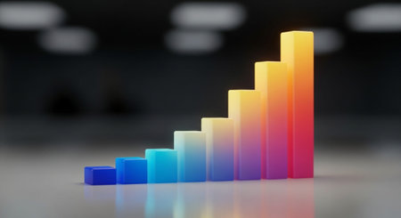 Modern Corporate Business Interior and Technology Environment.