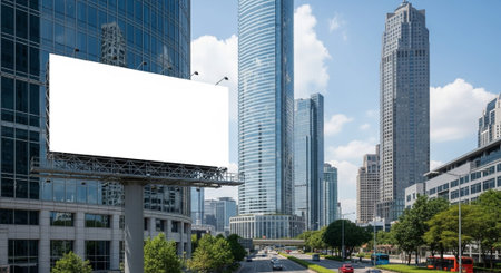 Modern Corporate Business Interior and Technology Environment.