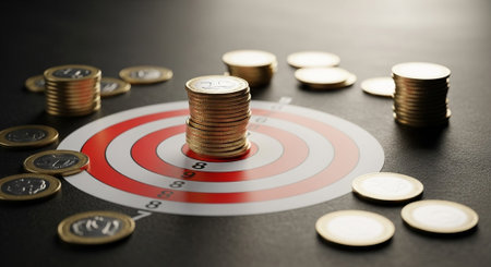 Modern Corporate Business Interior and Technology Environment.の写真素材