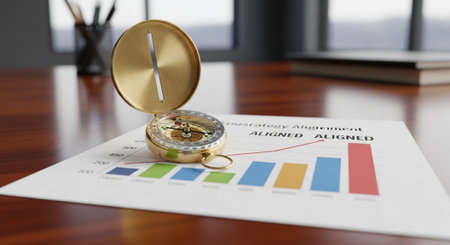 Modern Corporate Business Interior and Technology Environment.